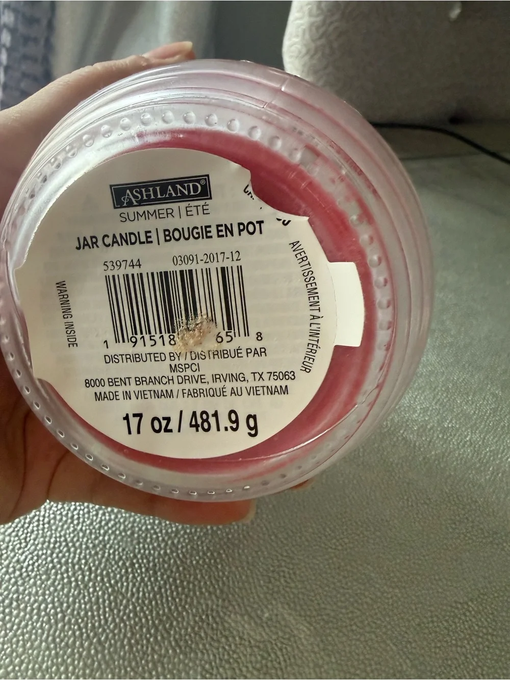 Ashland Pink Cactus Flower Scented Jar Candle